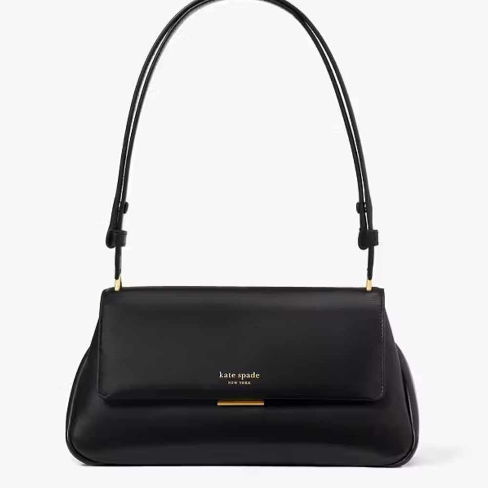 Kate Spade GRACE Convertible Black Leather Shoulder Bag